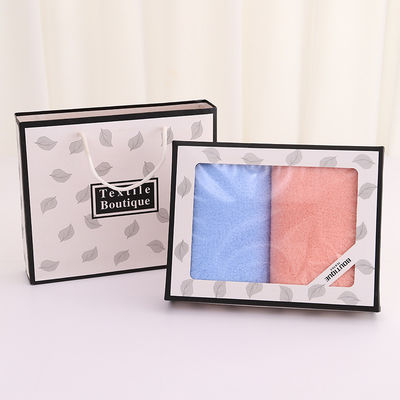 3 Peças Toalha de Banho Conjunto de Regalo Adultos Coral Toalha de Veludo com Caixa e Toalhas de Microfibra