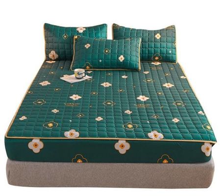 Home Acessórios Quilted Protectores de colchão de borracha personalizados impressos para almofada de proteção de cama