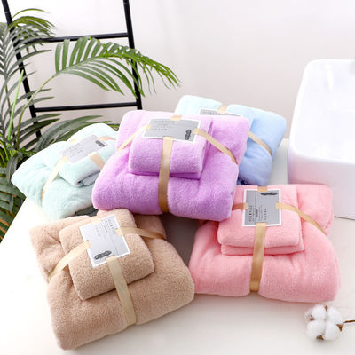 3Pcs Toalha de Banho Super Forte Absorção de Água para Casa Hotel Souvenirs de Casamento