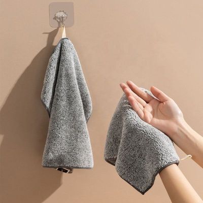35g Limpeza de mão de moda Limpeza de mão de bambu orgânico Toalha de carvão de madeira Toalha de cozinha