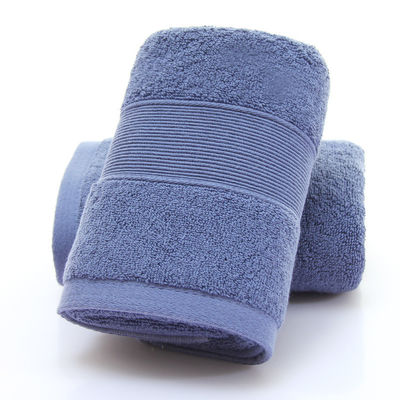 Home Hotel Spa Ect 35*35cm Logo bordado Toalha de algodão Branco Totalmente de algodão Absorvente