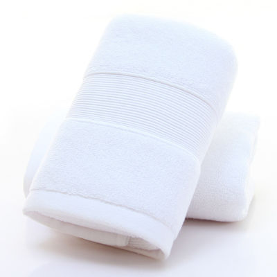 Home Hotel Spa Ect 35*35cm Logo bordado Toalha de algodão Branco Totalmente de algodão Absorvente