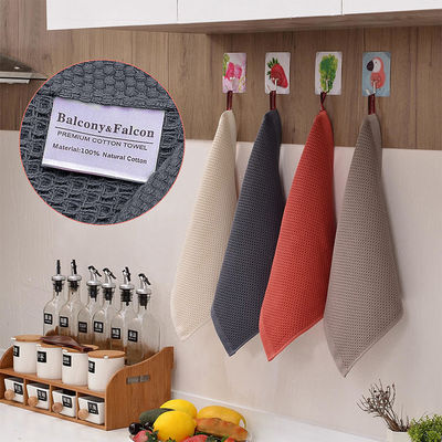 Toalhas de cozinha de algodão a granel de várias cores em QUICK-DRY com Super Absorvente