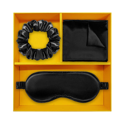 Scrunchies de cabelo de seda pura 100% e almofada de seda de amoras com fecho decorativo