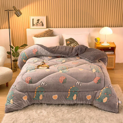 Exemplo Sustentável Super Suave Quilt de Inverno Aconchegante Aconchegante de Veludo Suave