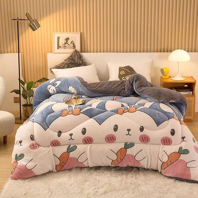 Exemplo Sustentável Super Suave Quilt de Inverno Aconchegante Aconchegante de Veludo Suave