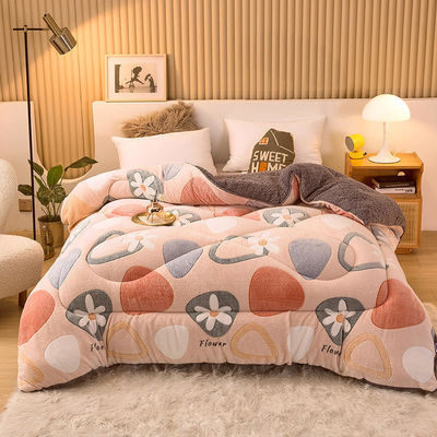 Exemplo Sustentável Super Suave Quilt de Inverno Aconchegante Aconchegante de Veludo Suave