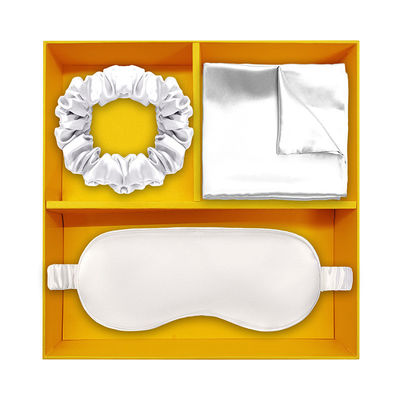 Luxo personalizado Scrunchies cabelo de seda e almofada conjunto perfeito para a sua rotina de beleza