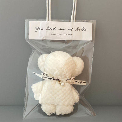 Toalha de urso de abacaxi Coral de lã de coral Toalha de mão para todas as idades
