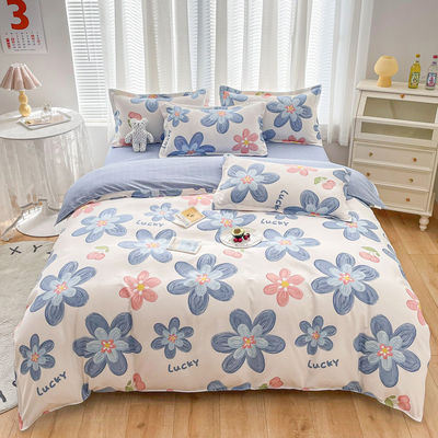 Casa Quente Aconchegante Luxo Respirável Super Maciço Acessório 4 Peças Set de Lençóis de Cama