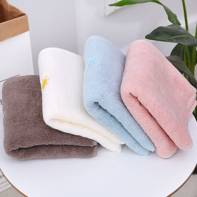 Toalha de algodão para homens mulheres Toalhas suaves espessadas COLOR SOLID