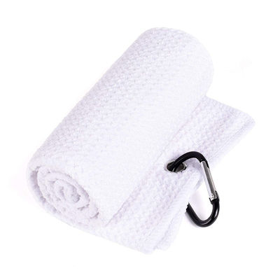 Toalha de golfe de microfibra com design de waffle e gancho 30*50cm/40*60cm