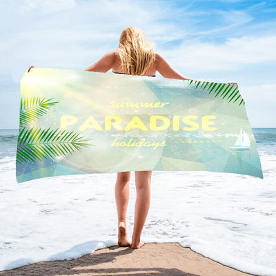 Impressão de desenhos animados personalizáveis Toalha de praia e design suave da senhora Ideal para o dia a dia