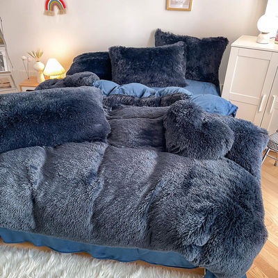 Luxo de Natal Shaggy Super Soft Mink Quente Veludo Sapatos para Inverno Outono