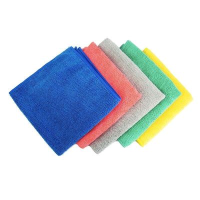 Soluções de limpeza sustentáveis 40x40 Relógio de limpeza de microfibra colorido com detalhes do carro