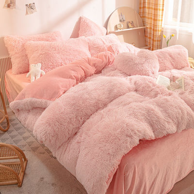 Princesa estilo personalizado Natal luxo Shaggy flanel roupa de cama quente para o outono Inverno