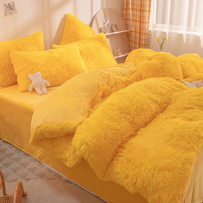 Princesa estilo personalizado Natal luxo Shaggy flanel roupa de cama quente para o outono Inverno