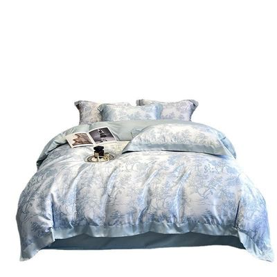 Conjunto de roupas de cama de tencel com padrões nacionais, grau de resistência à cor e 50 conteúdo de tecido