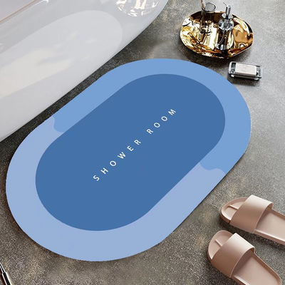 Imagem mostra piso de banheiro estofado resistente estofado de banho tapete para banho personalizado