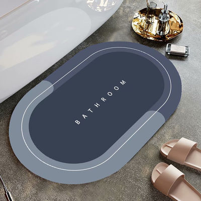 Imagem mostra piso de banheiro estofado resistente estofado de banho tapete para banho personalizado