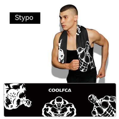Toalha de refrigeração esportiva Logotipo personalizado Toalha de microfibra seca rápida para Yoga Beach Fitness