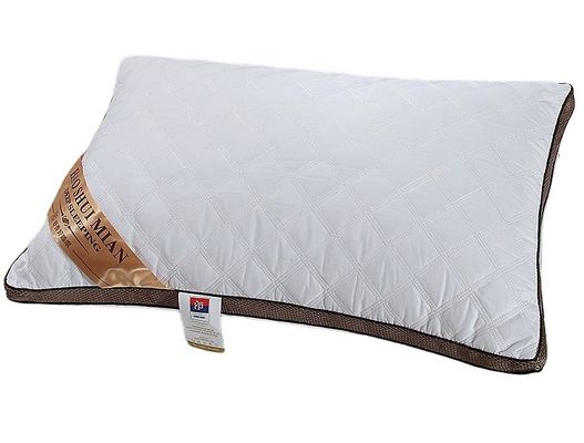 Almofada lavável de algodão puro de alta elasticidade Função sustentável para conjunto de roupas de cama de hotel
