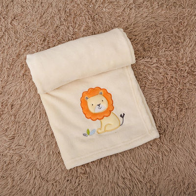 Confortantes suaves e respiráveis bordados Setes de roupa de cama de cobertor para meninas