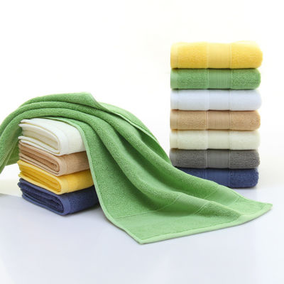 Todos os grupos etários 100% algodão Toalha de limpeza facial personalizada 35*35/35*75/70*140cm