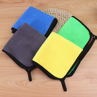 Toalha de lavagem de carro Coral Veludo Limpeza absorvente Rag Microfibra Toalha de carro Custom 30 * 30cm