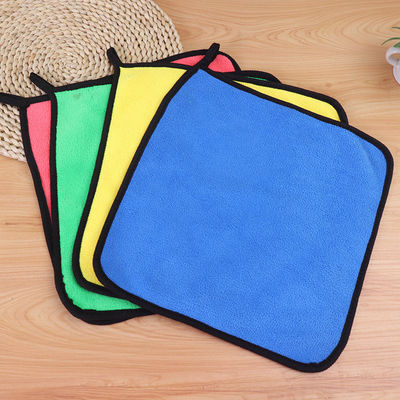 Toalha de lavagem de carro Coral Veludo Limpeza absorvente Rag Microfibra Toalha de carro Custom 30 * 30cm