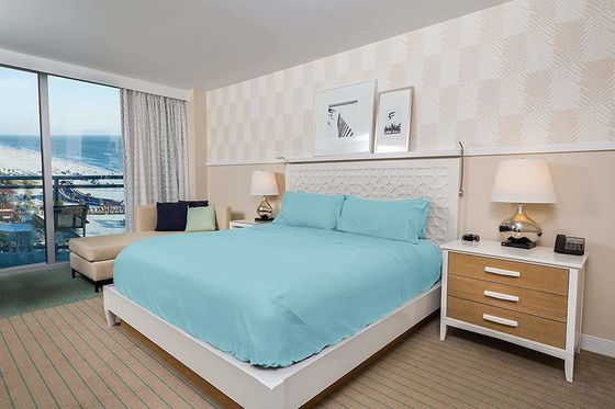 Crie um quarto aconchegante com suave algodão egípcio 1800tc casa 6 pcs cama de cores sólidas