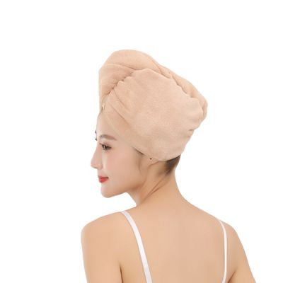 Desenhos de Impressão Personalizados Microfibra Elástica Turban Toalha de Envolvimento para Secagem de Chuveiro