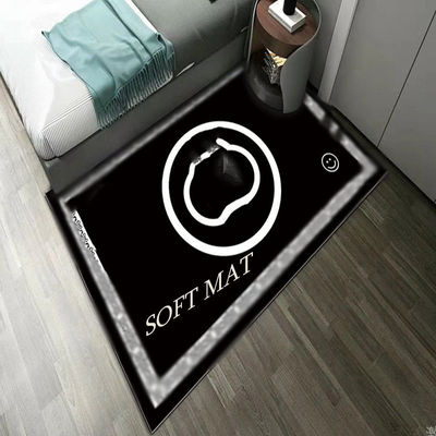 Antiderrapante Absorção de água Logotipo personalizado Tapete de luxo Design bonito Tapete de porta impresso