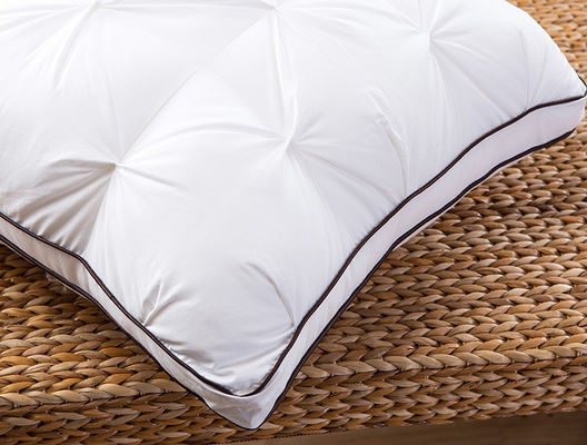 Núcleo de almofada de algodão de seda tridimensional para proteção do pescoço de alta resistência do hotel