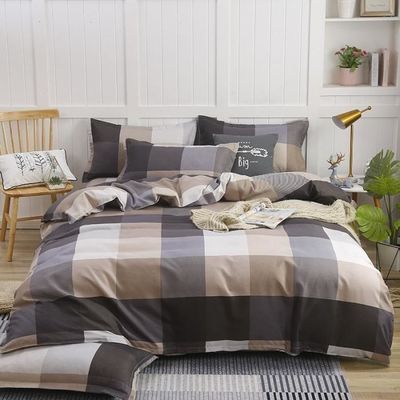 40S Contagem de tecido 200TC Contagem de fios Super King Set de roupa de cama impressa Luxury Design de cobertura