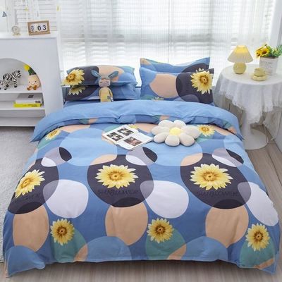 40S Contagem de tecido 200TC Contagem de fios Super King Set de roupa de cama impressa Luxury Design de cobertura