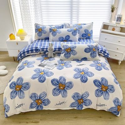 40S Contagem de tecido 200TC Contagem de fios Super King Set de roupa de cama impressa Luxury Design de cobertura