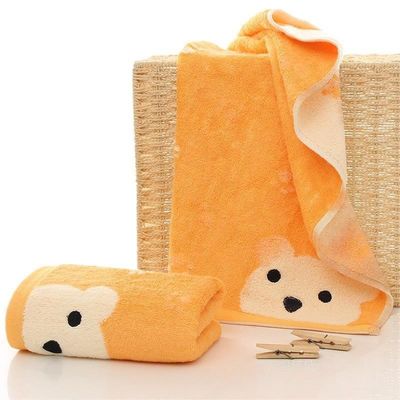 Hotéis e viagens Necessidade Toalha de fibra de bambu com desenho animado de animais adorável