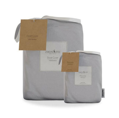 Lenço de cama de bambu puro e macio com bolsos profundos