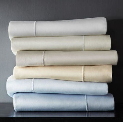 Lenço de cama de bambu puro e macio com bolsos profundos