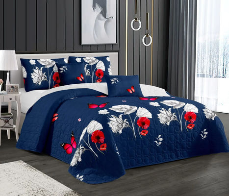 Conjunto de roupa de cama de cobertor para uso doméstico personalizado com tecnologia de costura por ultrassom