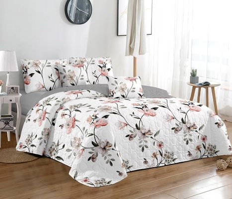 Conjunto de roupa de cama de cobertor para uso doméstico personalizado com tecnologia de costura por ultrassom