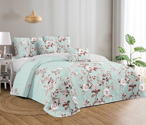 Conjunto de roupa de cama de cobertor para uso doméstico personalizado com tecnologia de costura por ultrassom