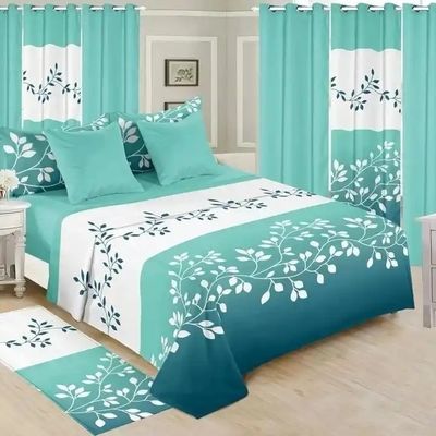 Moda Flor Vermelha de Casamento 13pcs Set de roupa de cama com tamanho personalizado e cortinas correspondentes
