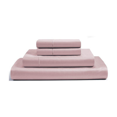 600TC Set de lençóis de cama de algodão egípcio para casa com lençóis ajustados de tamanho personalizado e lençóis planos de resfriamento