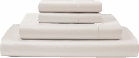 600TC Set de lençóis de cama de algodão egípcio para casa com lençóis ajustados de tamanho personalizado e lençóis planos de resfriamento
