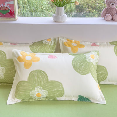 8PCS Setes de roupa de cama de microfibra impressa com cortinas de cores personalizadas