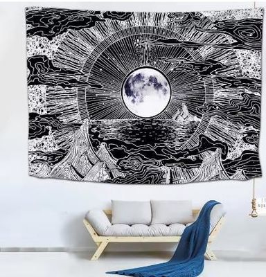 1500MMx1000MM Tapete de pintura solar decorativa para decoração de parede de fundo à beira da cama
