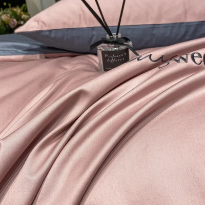 Lyocell Geométrico 100% Tencel Set de Camas com Design de Faixa Set de Cobertura de Coberta Personalizado