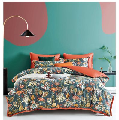 Conjunto de roupa de cama de designers vintage com 100% de algodão Conjunto de conforto personalizado